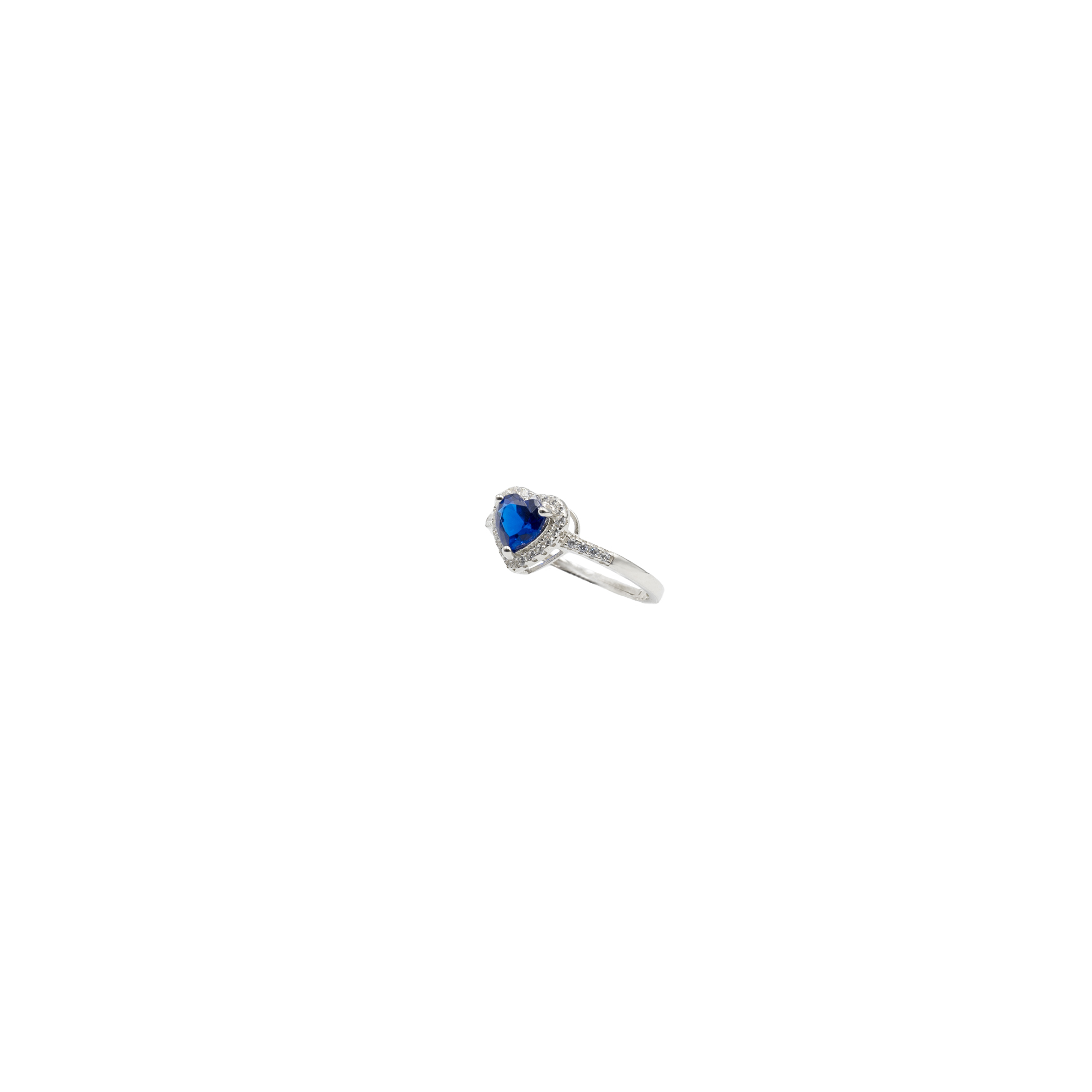 Anello Regolabile in Argento 925 con Swarovski a Cuore e Zirconi - immagine 5