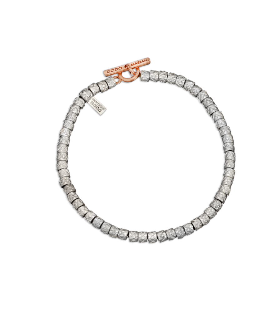 Bracciale small in Argento 925 e chiusura in oro 9Kt